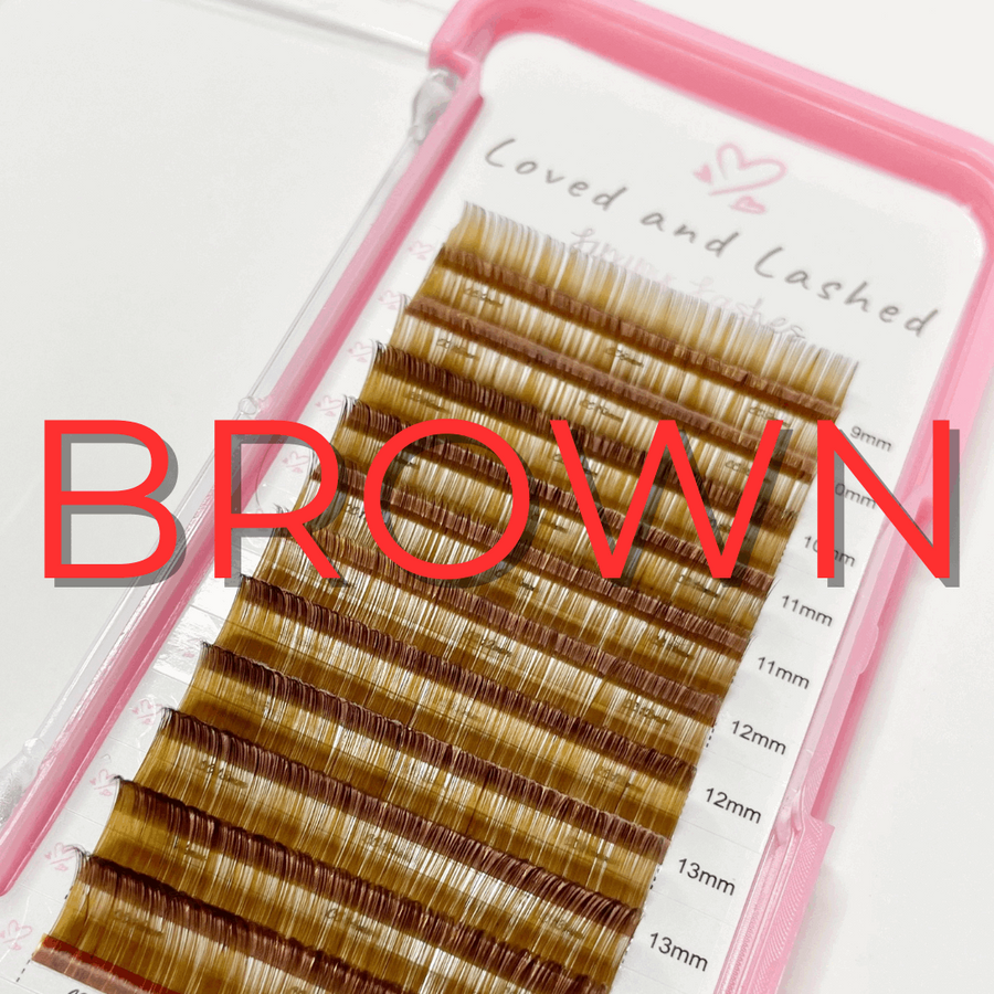 CLEARANCE - BROWN LASHES