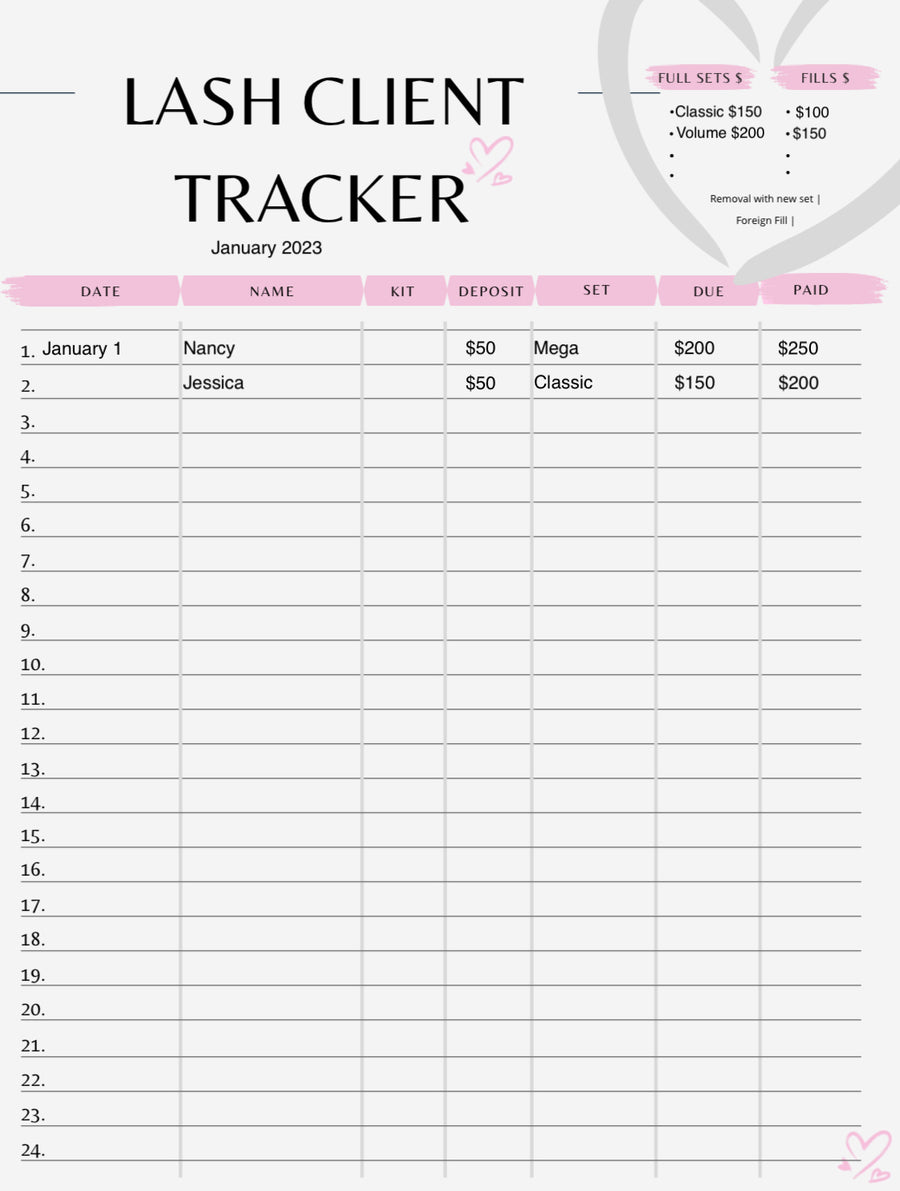 Client Tracker PDF