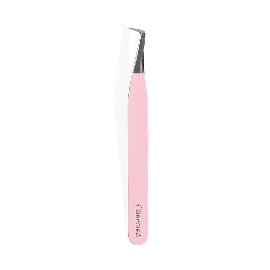 Volume Lash Extension Tweezer in Pink 