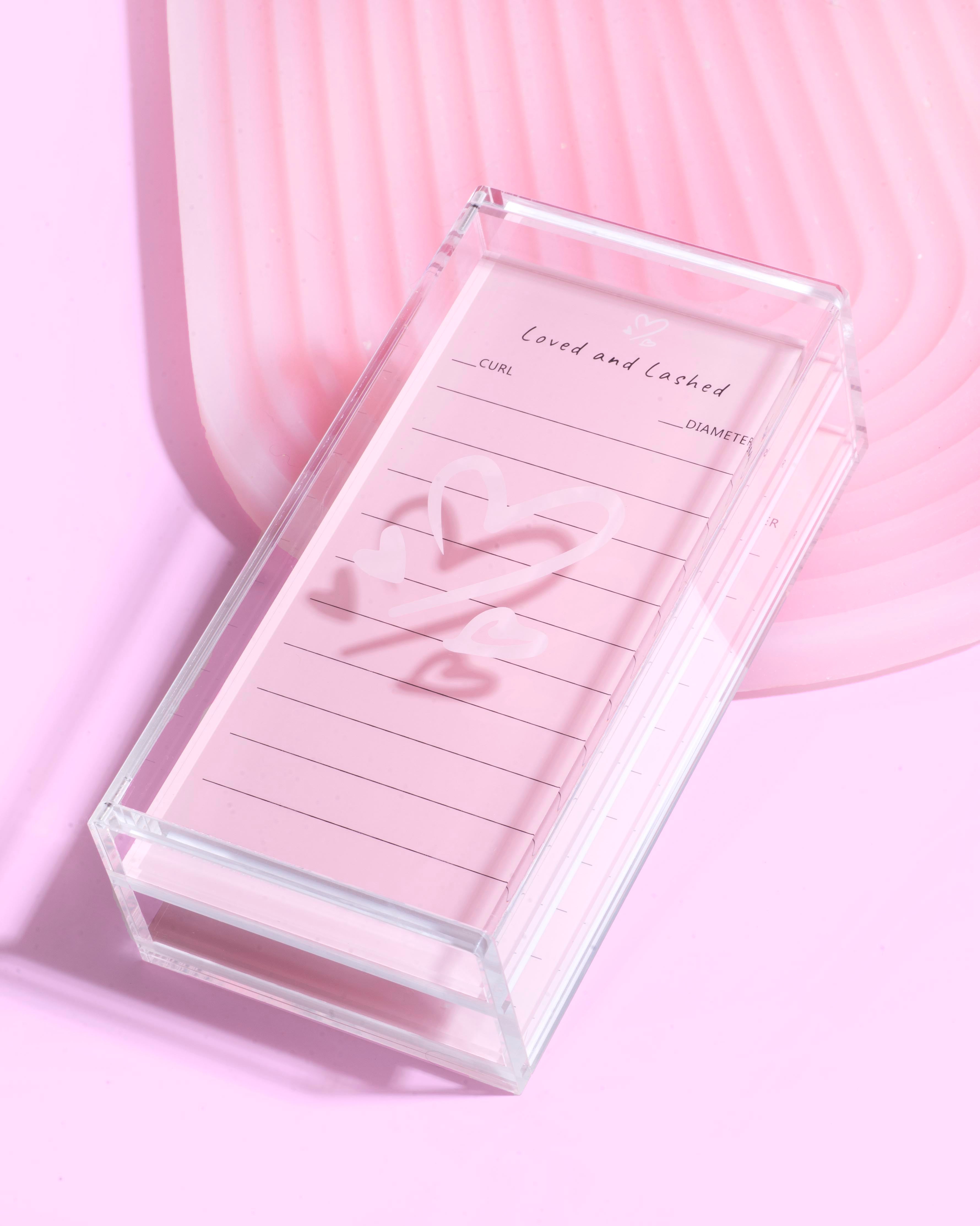 Double Layer Acrylic Lash Case + Palettes